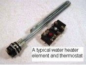 Water Heater Element and Thermostat