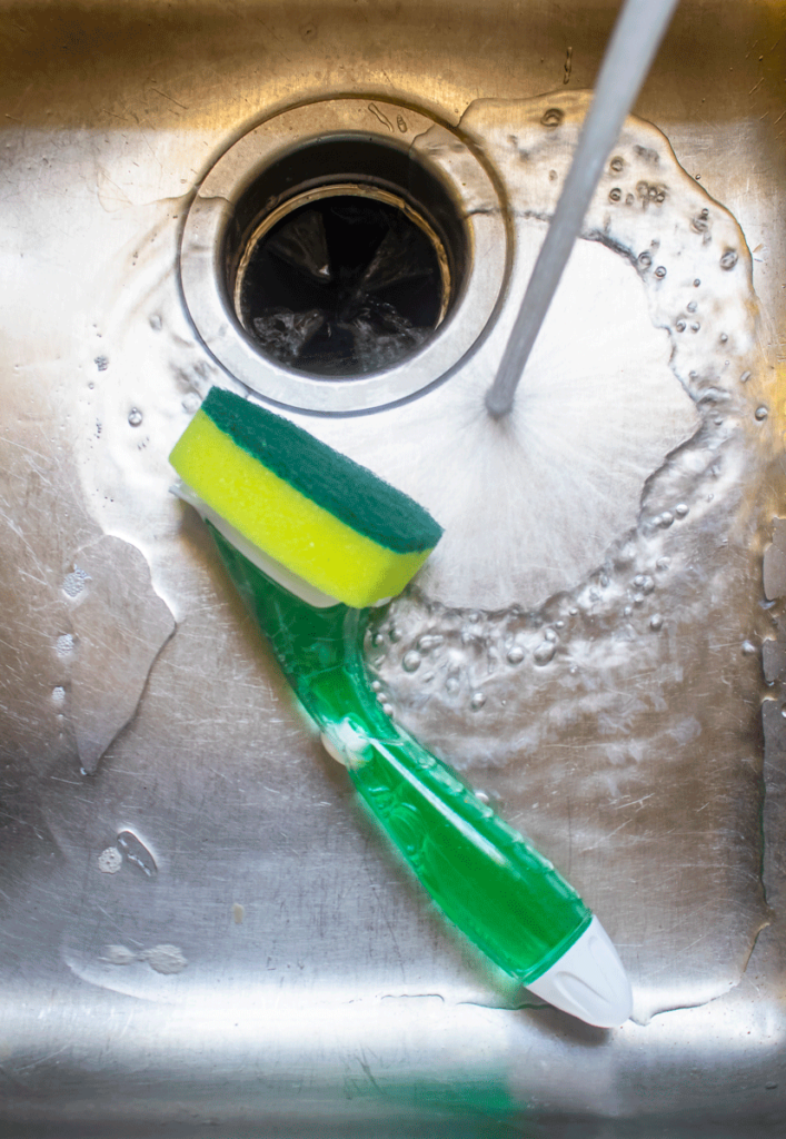 cleaning a garbage disposal